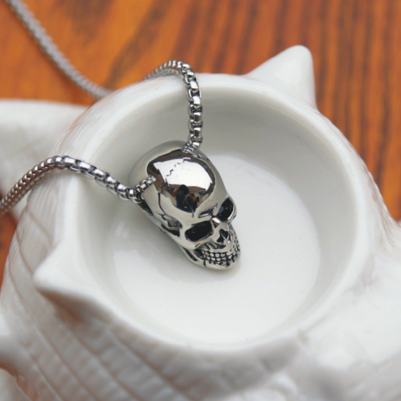 LAST Titanium Steel "Skull" Necklace