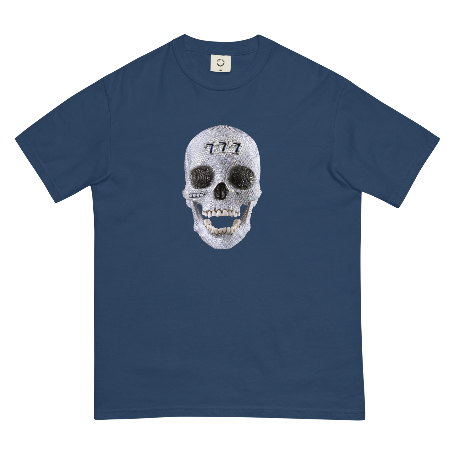 777 "Crystal Skull" garment-dyed heavyweight t-shirt