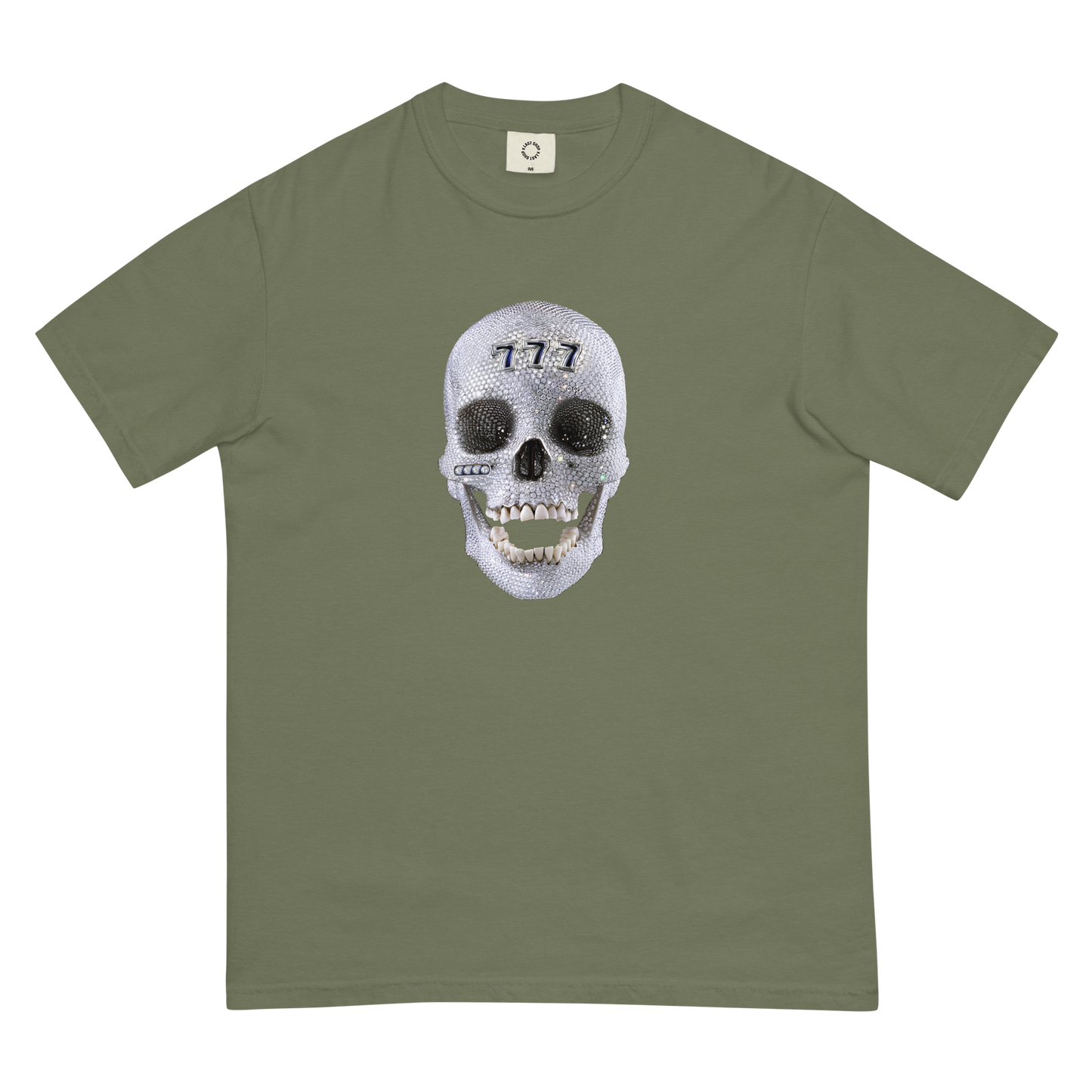 777 "Crystal Skull" garment-dyed heavyweight t-shirt