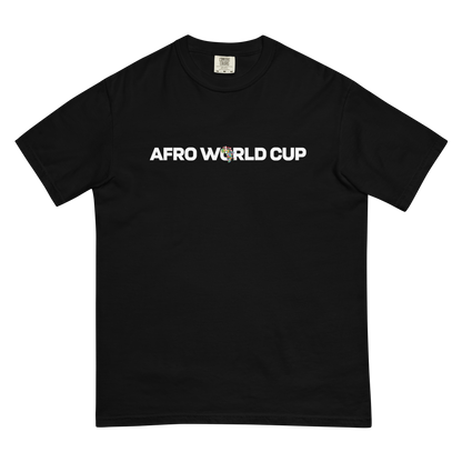 LAST x AFRO WORLD CUP garment-dyed heavy T