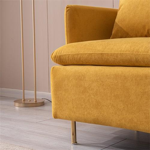 LAST™ Yellow Cotton Linen Chair