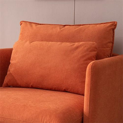 LAST™ Orange Cotton Linen Armchair