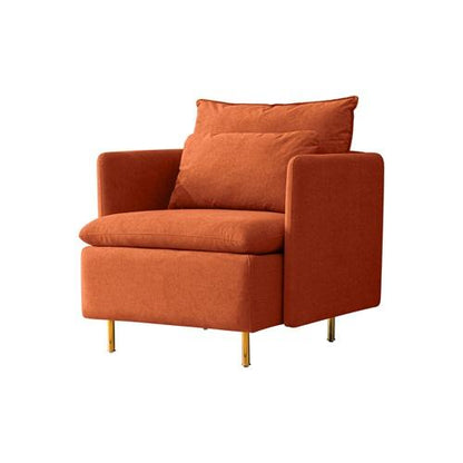 LAST™ Orange Cotton Linen Armchair