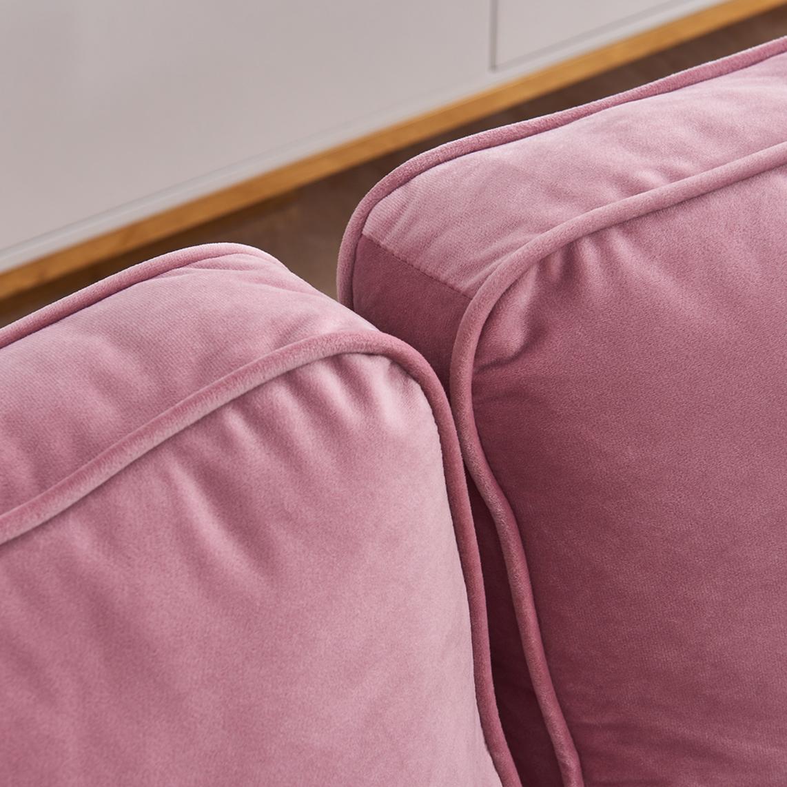 LAST™ Modern Velvet Pink Sofa