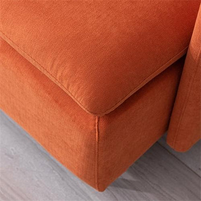 LAST™ Orange Cotton Linen Armchair