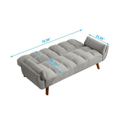 LAST™ "Vivian" Grey Fabric Sofa