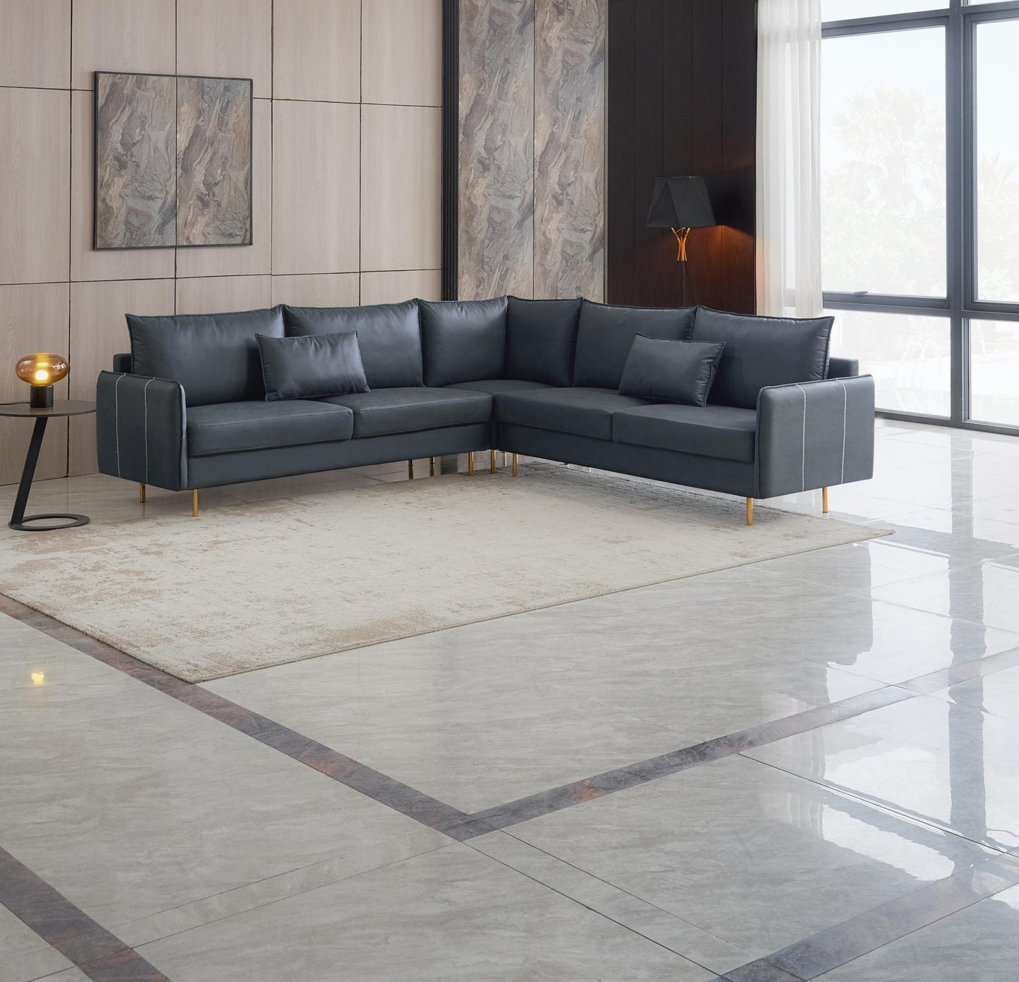 LAST™ Corner Sectional Technical leather Sofa