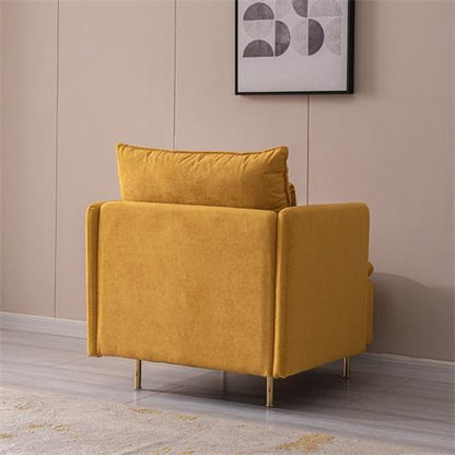 LAST™ Yellow Cotton Linen Chair