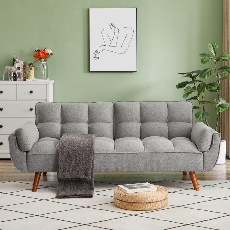 LAST™ "Vivian" Grey Fabric Sofa