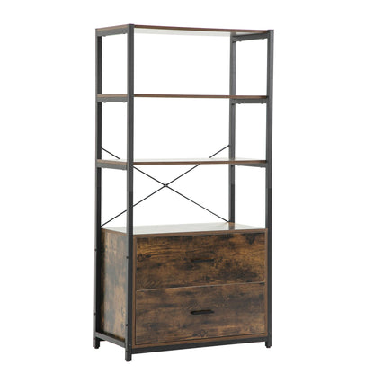 LAST™ 4-Tier Industrial Bookcase