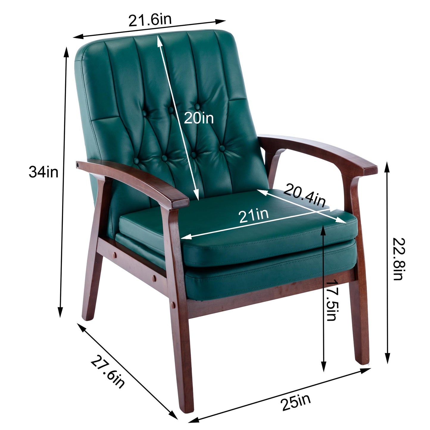 LAST™ Mid Century Single Armchair