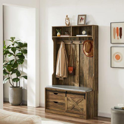 LAST™ Coat Rack with Storage Shoe Cabinet