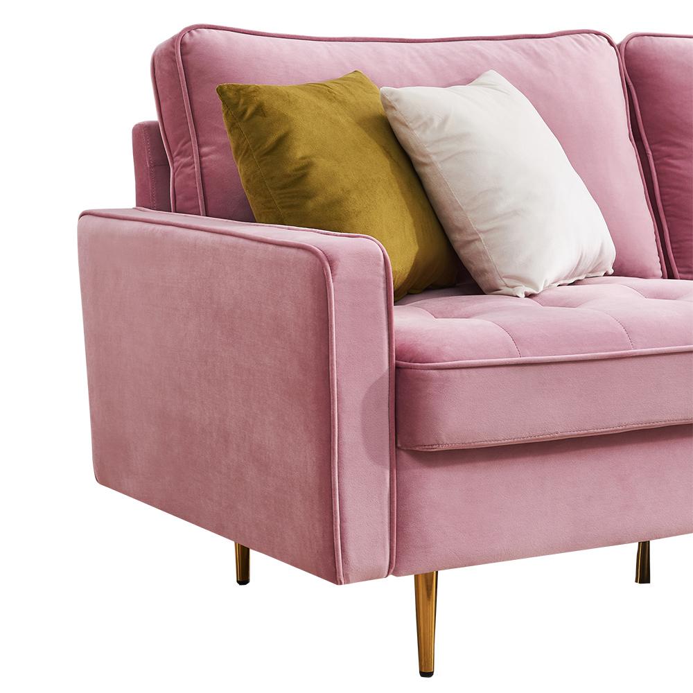 LAST™ Modern Velvet Pink Sofa