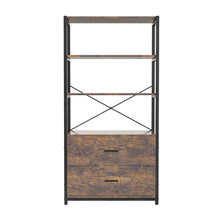 LAST™ 4-Tier Industrial Bookcase