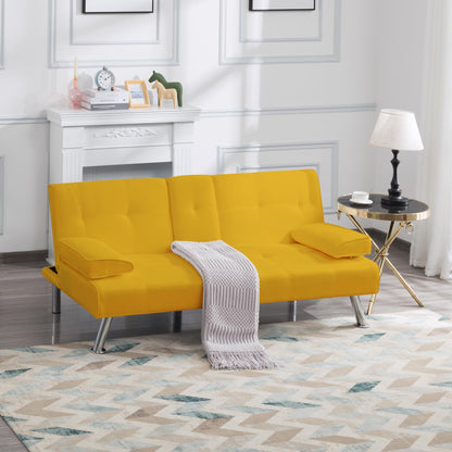 LAST™ Yellow Futon sofa bed