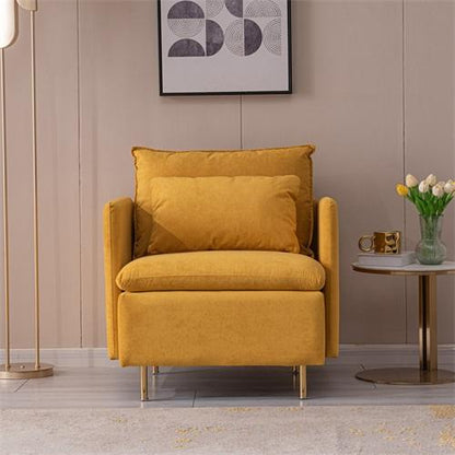 LAST™ Yellow Cotton Linen Chair